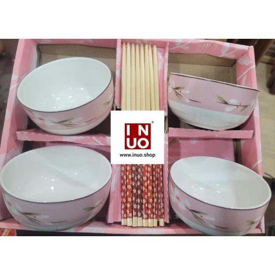 Cuencos de cerámica de estilo chino, vajilla